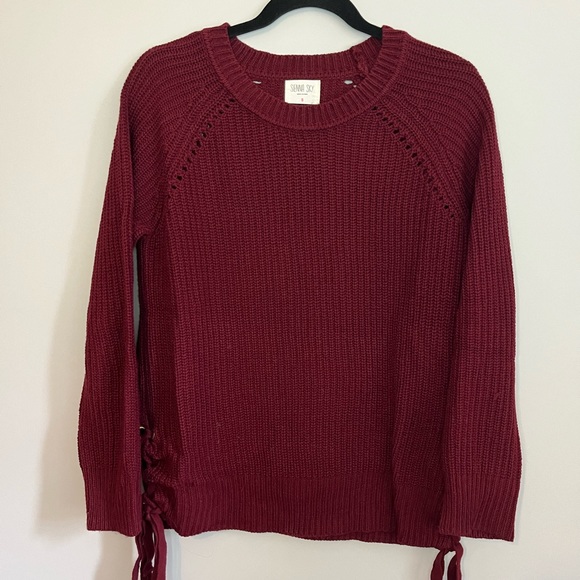 Maroon Knit Sweater - Small - Picture 1 of 4